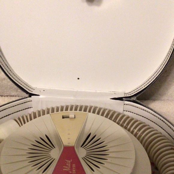 VINTAGE Grant Maid Portable Bonnet Hair Dryer in Travel Case.   Model No. 90779 - Picture 11 of 12